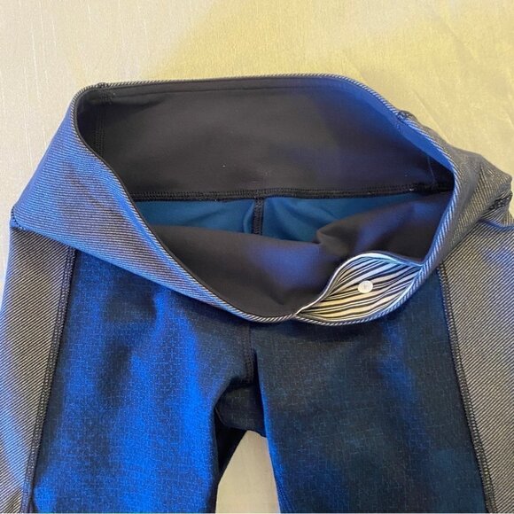 Lululemon Wunder Under  Crop Sashiko Size 4 - Picture 9 of 14